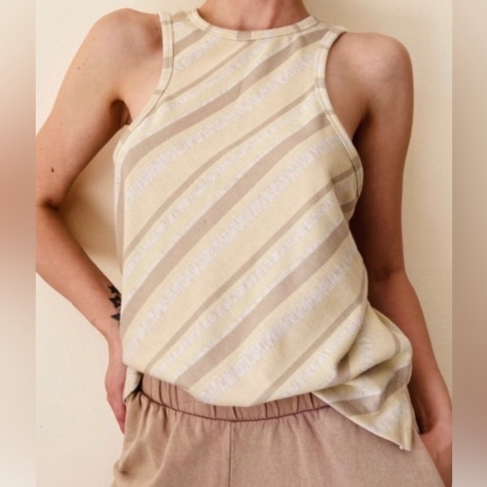 Free People Boho Sidelines Razorback Tank Top